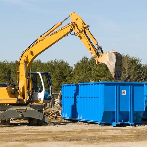 can i choose the location where the residential dumpster will be placed in Texas PA